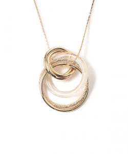 BEAMS HEART / 重ねリング ネックレス