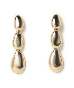 BEAMS HEART / メタルグレーン イヤリング