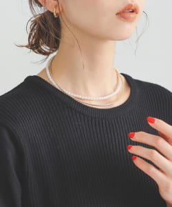 BEAMS HEART / 2way パール2連チョーカー