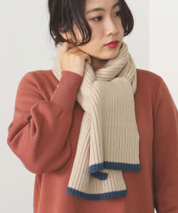 BEAMS HEART / ライン 細リブ ロングストール