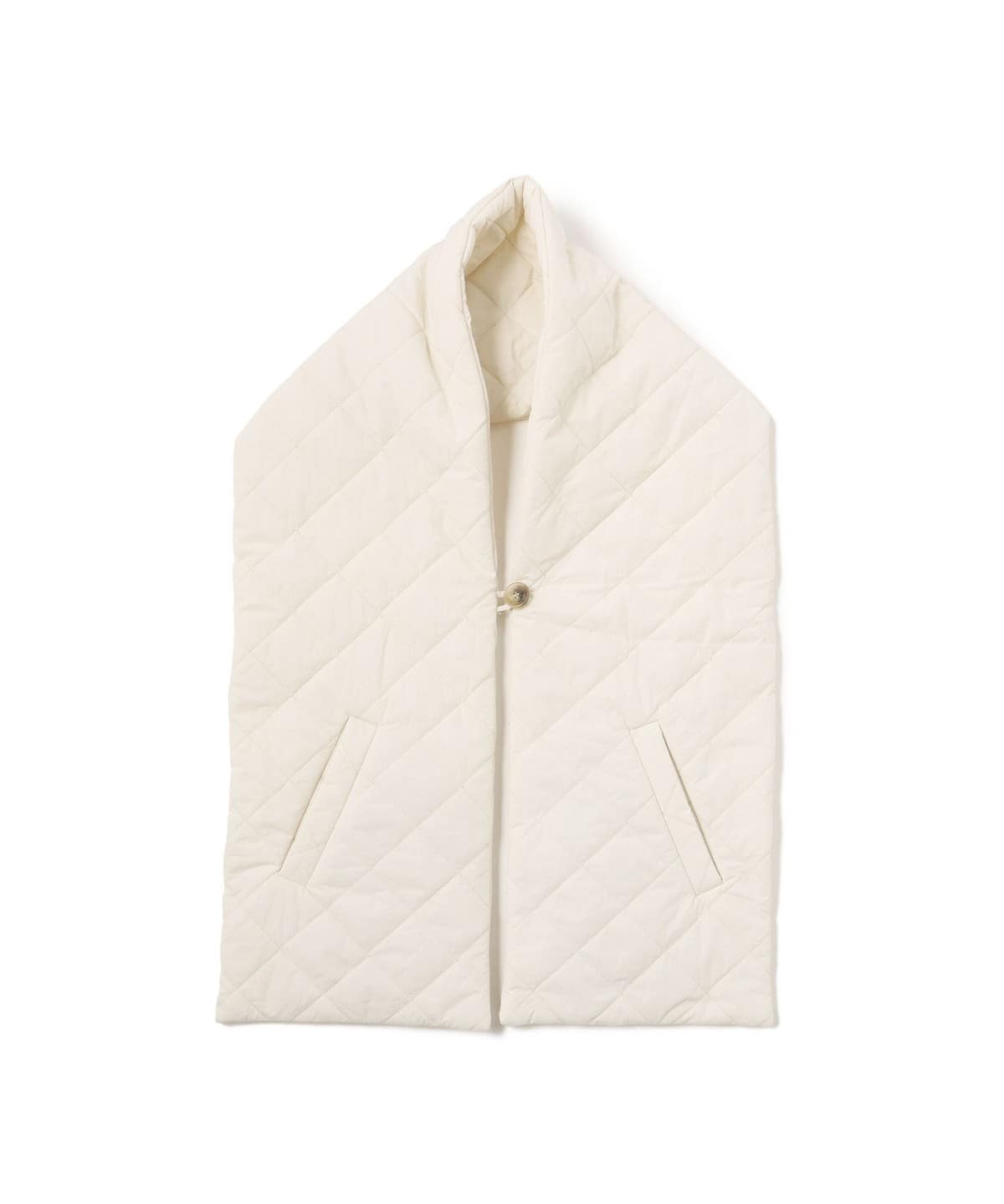 ラコステ LACOSTE インサレーション入りキルティングマフラー