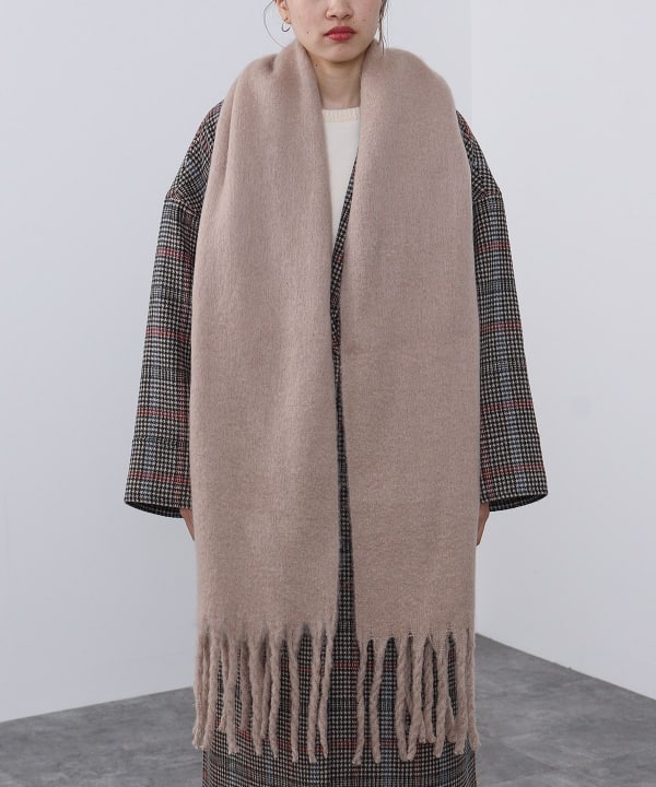 BEAMS HEART BEAMS HEART BEAMS HEART Fringe Stole (Fashion