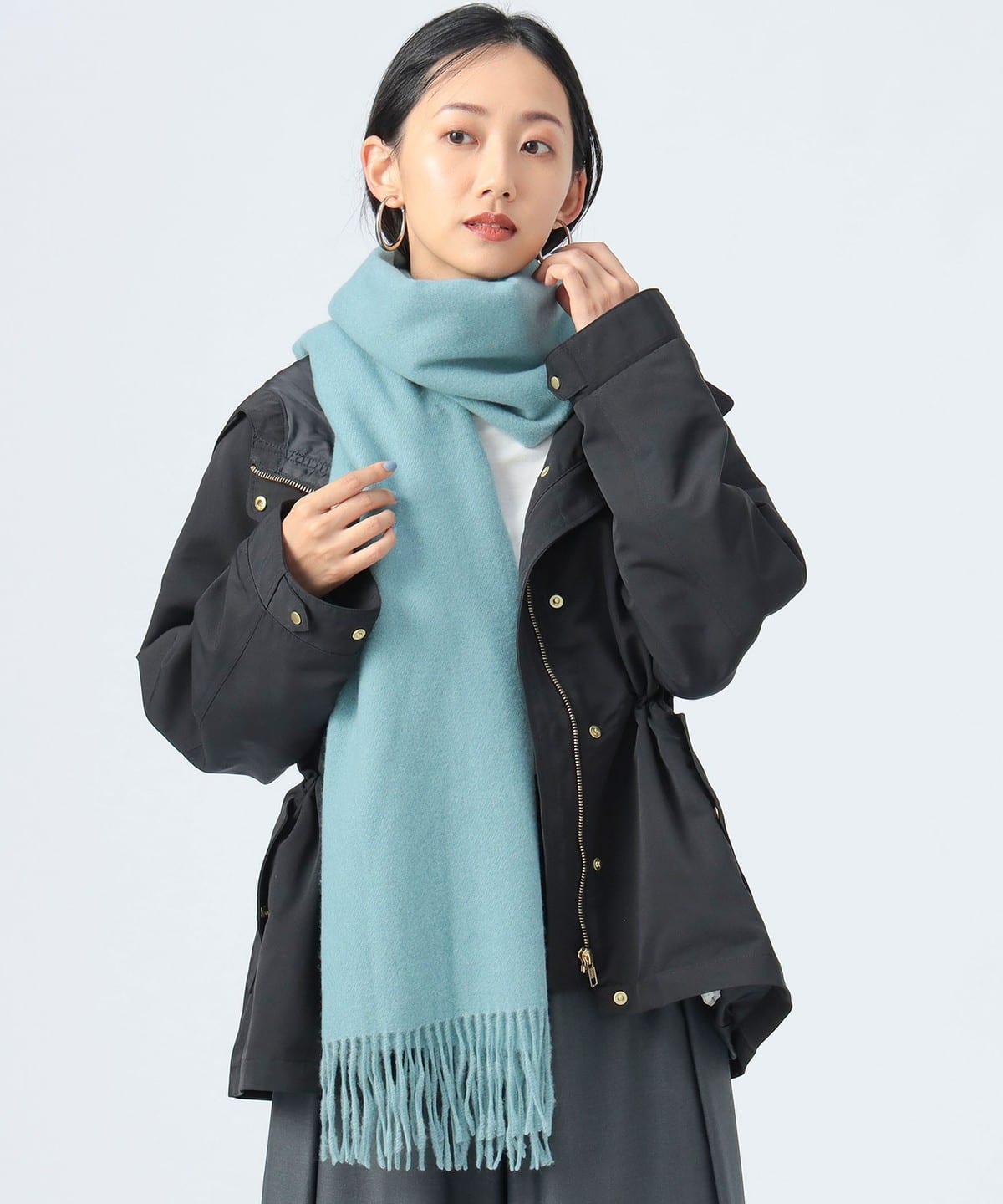 シンプル カラー ストール ファッション雑貨 WOMEN LIGHT BLUE ONE SIZE シンプル カラー ストール ファッション雑貨 WOMEN LIGHT BLUE ONE SIZE