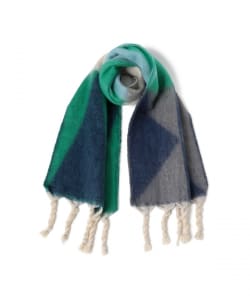 マルチカラー フリンジ ストール