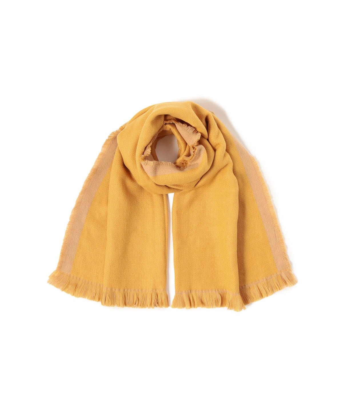 リバーシブル バイカラーライン ストール ファッション雑貨 WOMEN MUSTARD ONE SIZE リバーシブル バイカラーライン ストール ファッション雑貨 WOMEN MUSTARD ONE SIZE