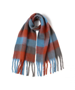 ブークレ マルチ チェックストール