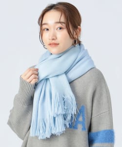 リバーシブル ラッセル編み ストール