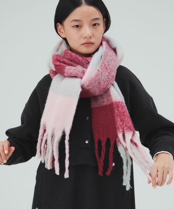 Boucle Multi Check Stole