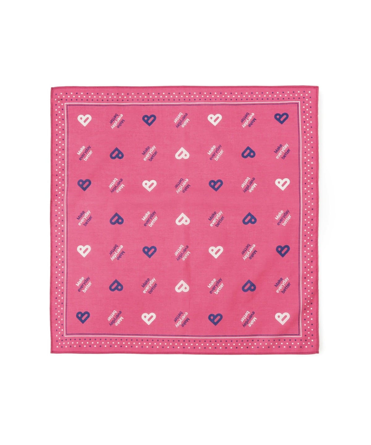 BEAMS HEART（ビームス ハート）B-HEART ロゴ バンダナ（財布・小物