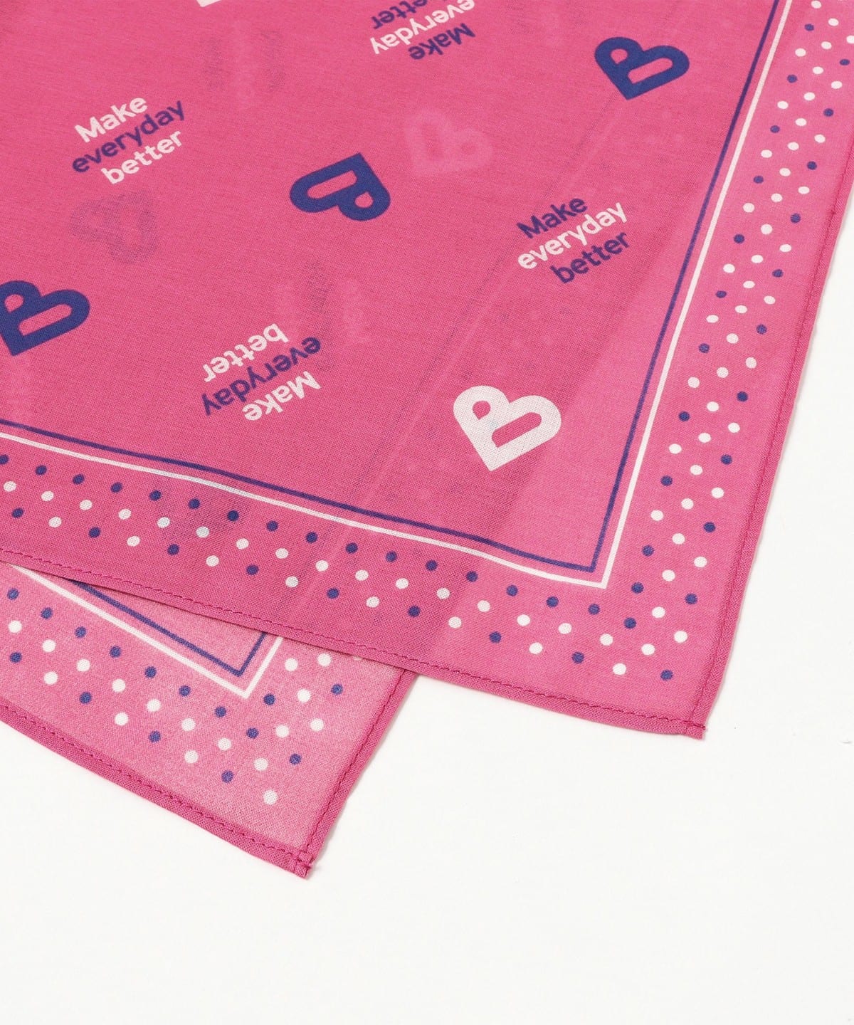 BEAMS HEART（ビームス ハート）B-HEART ロゴ バンダナ（財布・小物