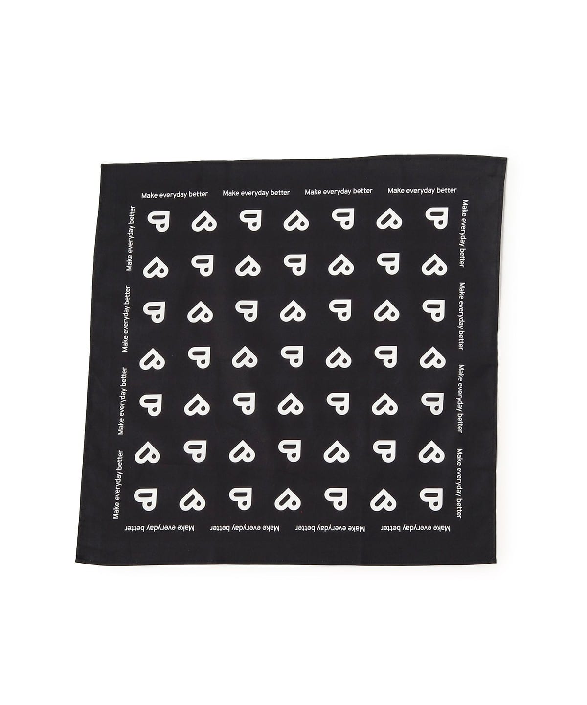 B-HEARTロゴ バンダナ 財布・小物 WOMEN BLACK ONE SIZE B-HEARTロゴ バンダナ 財布・小物 WOMEN BLACK ONE SIZE
