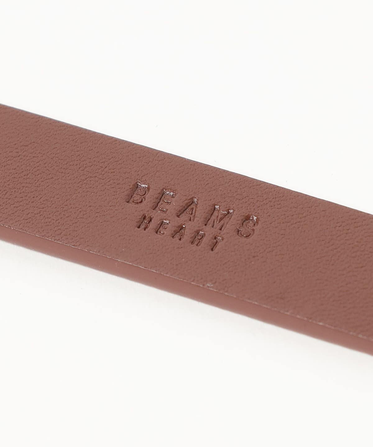 BEAMS HEART(ビームス ハート)金具付き シボ シンプル ベルト BEAMS HEART(ビームス ハート)金具付き シボ シンプル ベルト
