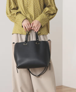 BEAMS HEART / 2WAY サイドマチ トートバッグ