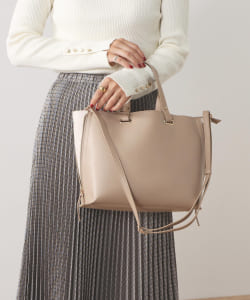 BEAMS HEART / 2WAY サイドマチ トートバッグ