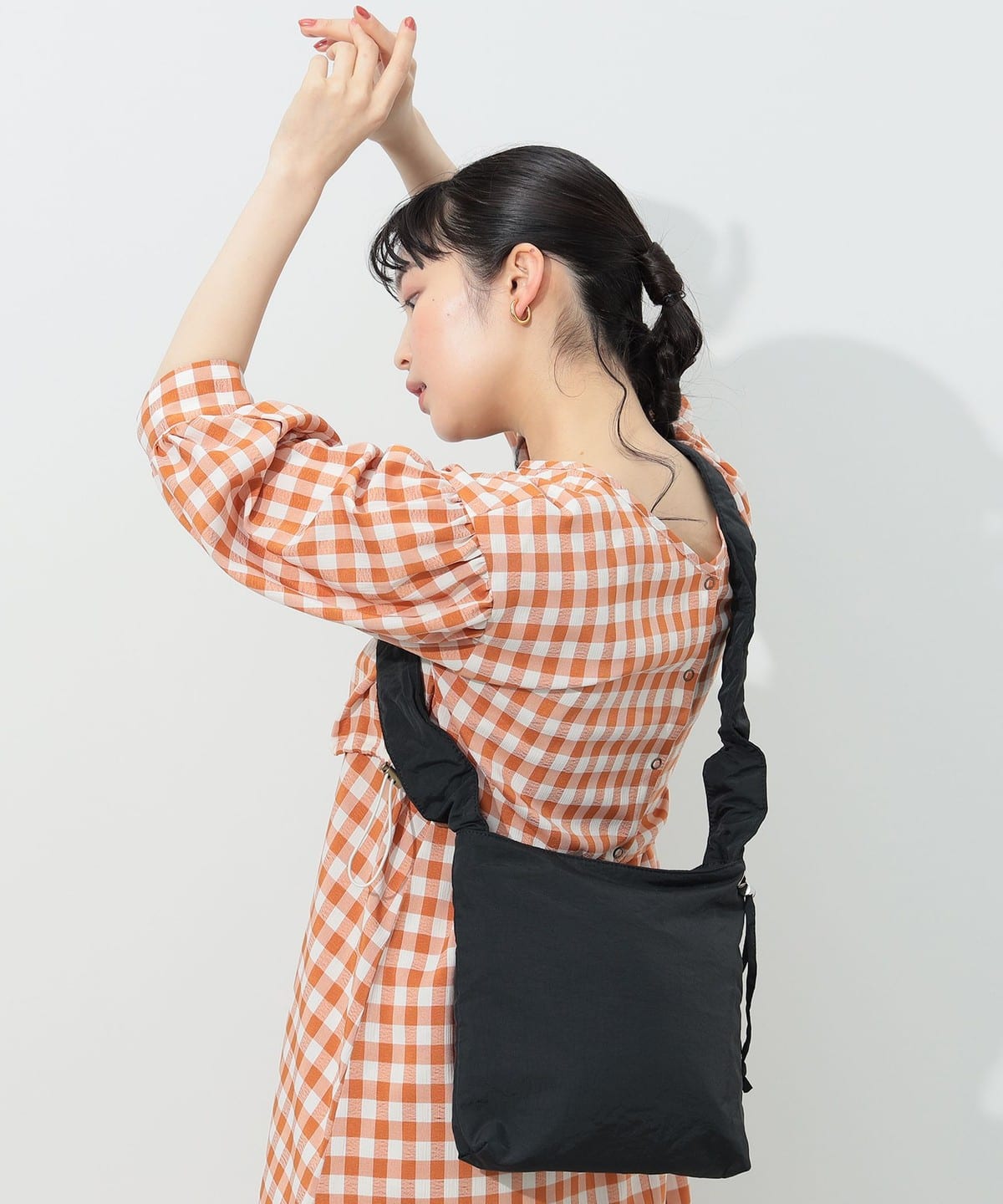 BEAMS HEART(ビームス ハート)ギャザーショルダー バッグ BEAMS HEART(ビームス ハート)ギャザーショルダー バッグ