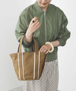 BEAMS HEART / ラインキャンバス トートバッグ