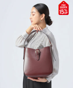 【+15%ポイントUP】バックルハンドル トートバッグ