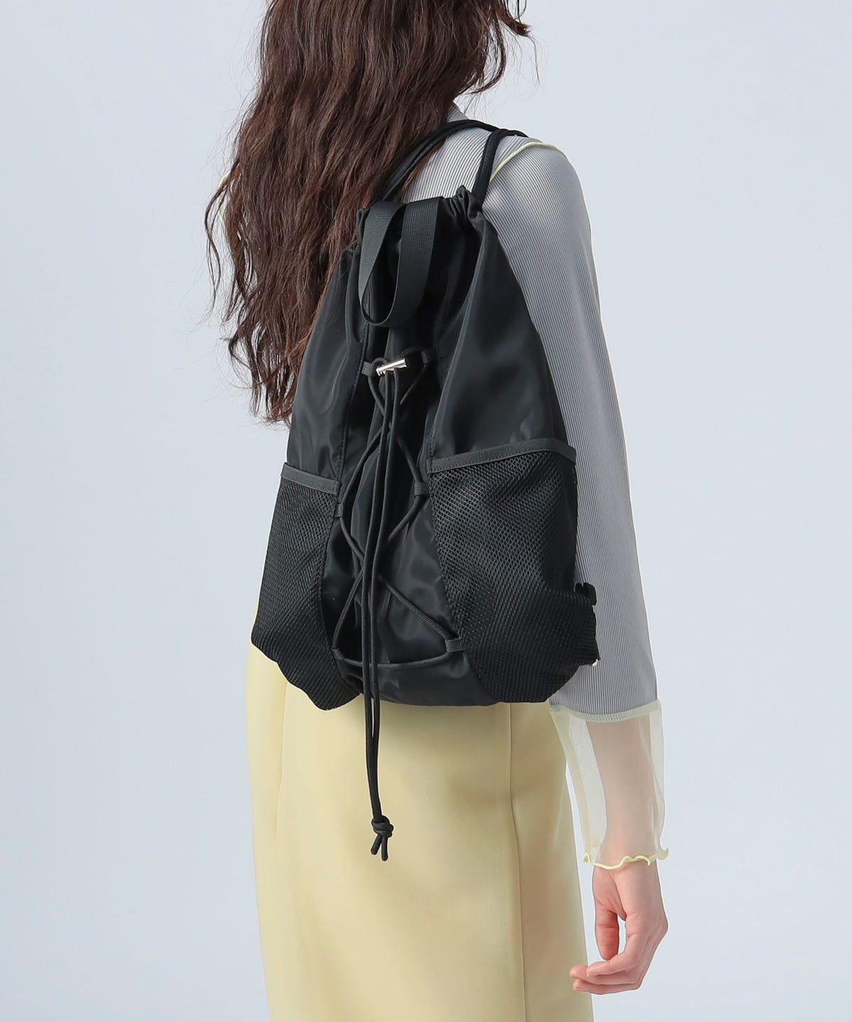コード ナップサック バッグ WOMEN BLACK ONE SIZE コード ナップサック バッグ WOMEN BLACK ONE SIZE