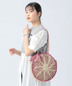 圓形蝴蝶結編織手袋