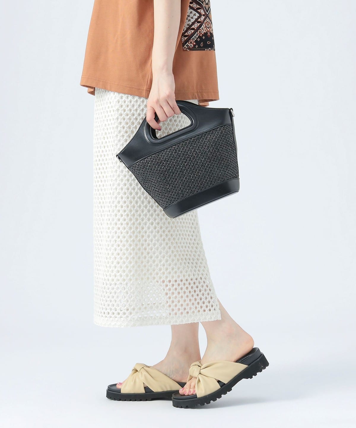 くり手ハンドル バッグ バッグ WOMEN BLACK ONE SIZE くり手ハンドル バッグ バッグ WOMEN BLACK ONE SIZE