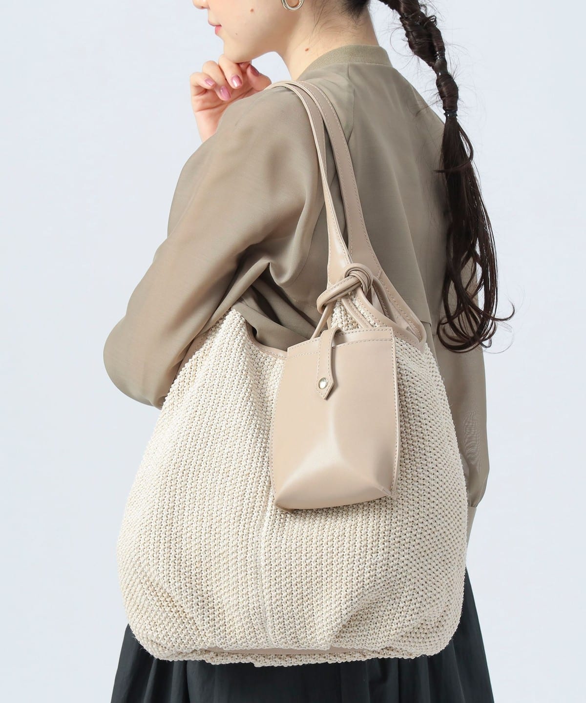 BEAMS HEART（ビームス ハート）2セット 雑材シート トートバッグ