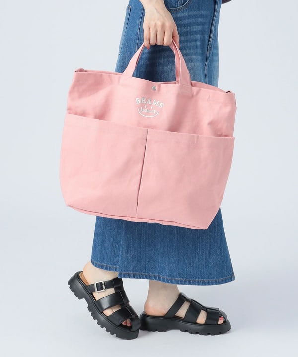 ビームスハート　4ポケットバッグ BEAMS HEART（ビームス ハート）セパレート ワンショルダー バッグ（A4