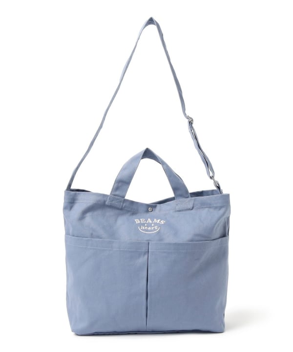 BEAMS HEART BEAMS HEART Embroidered Logo Bag (Bag Tote Bag