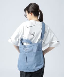 スマイル 刺繍 ロゴ バッグ