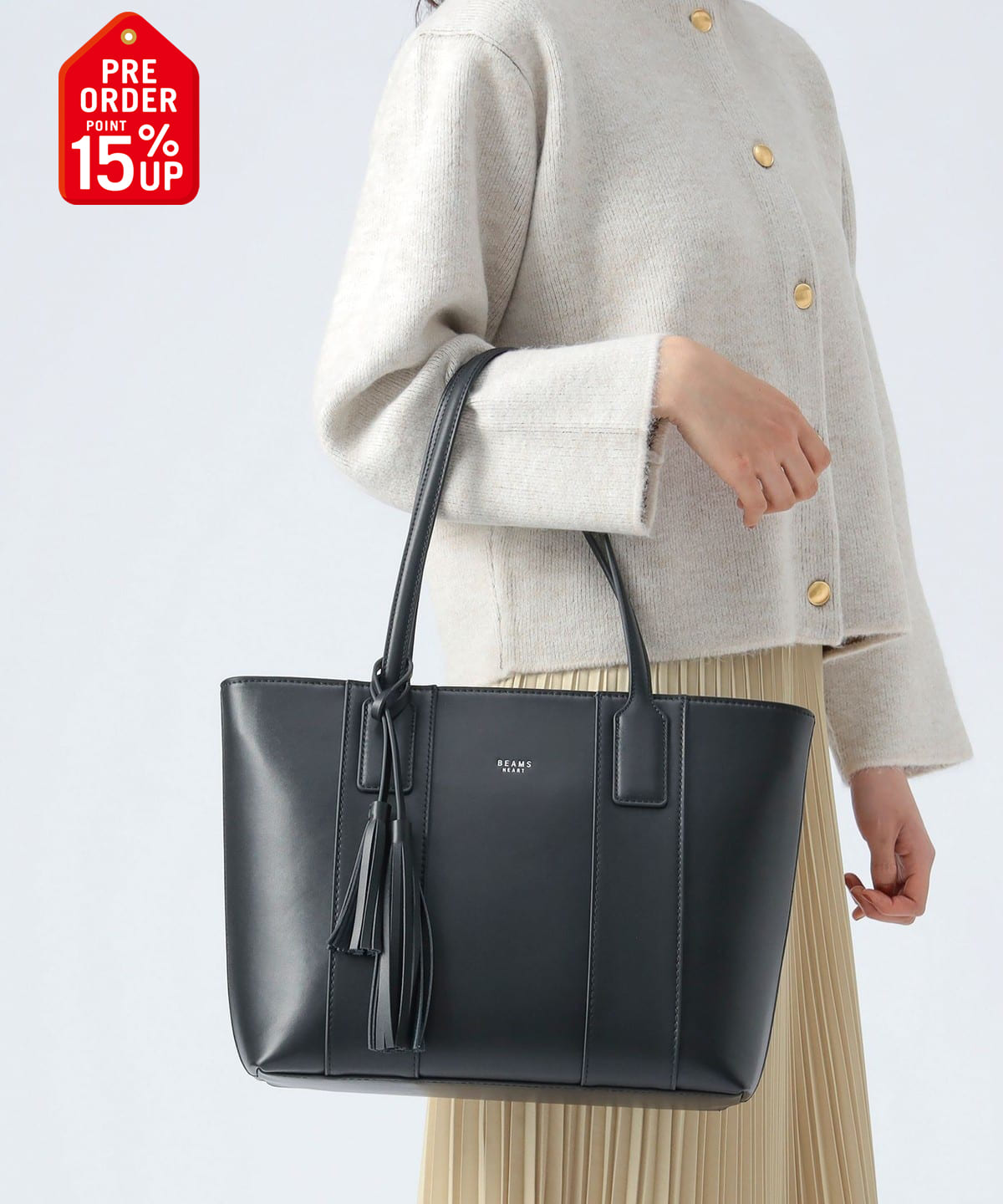 【+15%ポイントUP】リサイクルレザー フリンジ トートバッグ(A4サイズ収納可) バッグ WOMEN BLACK ONE SIZE 【+15%ポイントUP】リサイクルレザー フリンジ トートバッグ(A4サイズ収納可) バッグ WOMEN BLACK ONE SIZE