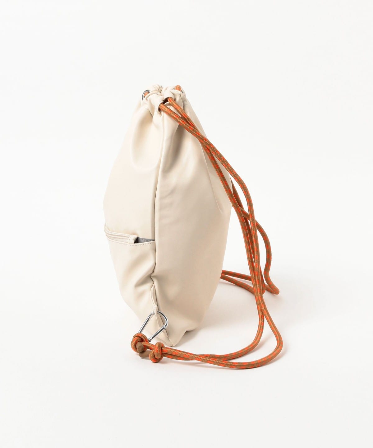 BEAMS HEART（ビームス ハート）フェイクレザー コード ナップサック