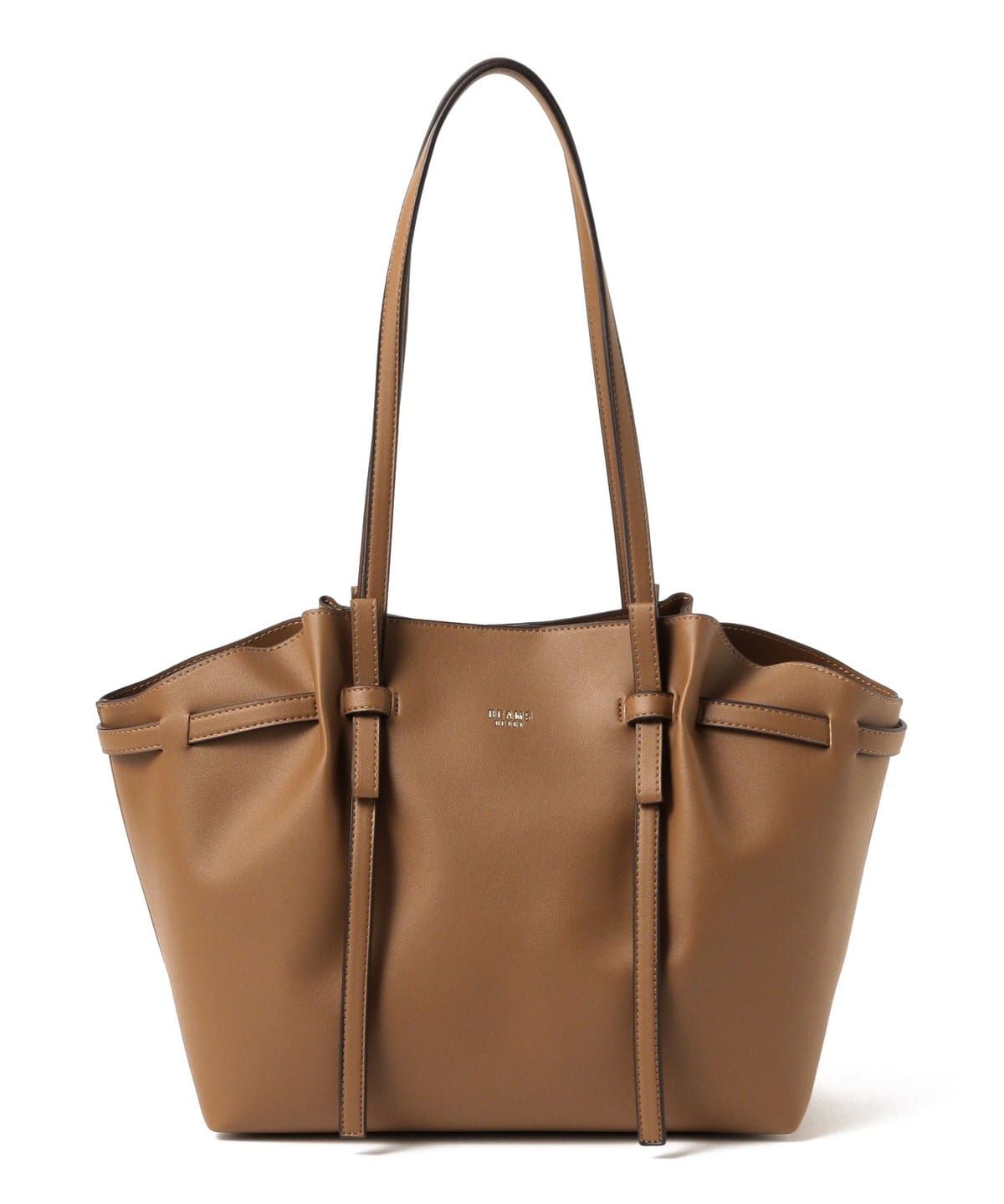 リボン ハンドル バッグ バッグ WOMEN CAMEL ONE SIZE