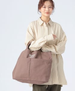 スマイル 刺繍 ロゴ バッグ