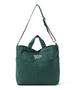 スマイル 刺繍 ロゴ バッグ