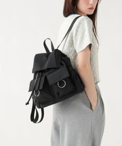 ダブルポケット 巾着 リュック