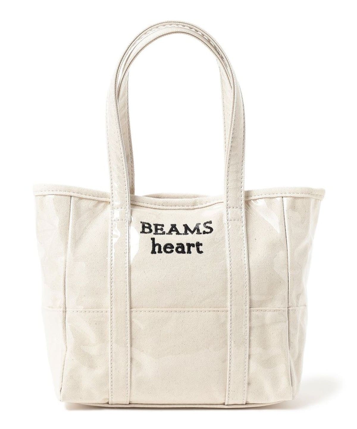 BEAMS HEART（ビームス ハート）キャンバス ビニール トートバッグ