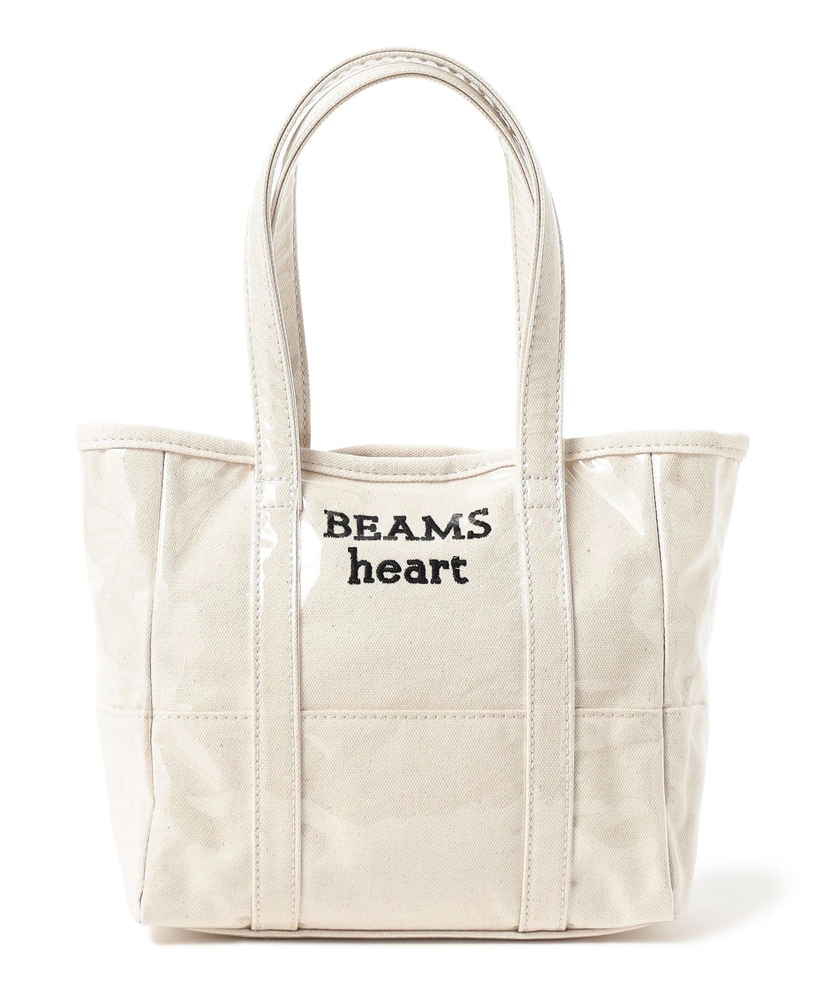 BEAMS HEART（ビームス ハート）キャンバス ビニール トートバッグ