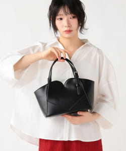 ハート切り替え トート ショルダーバッグ