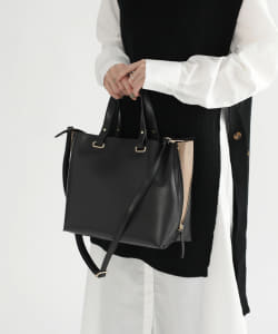BEAMS HEART / サイドジップ付き 2WAY ショルダーバッグ