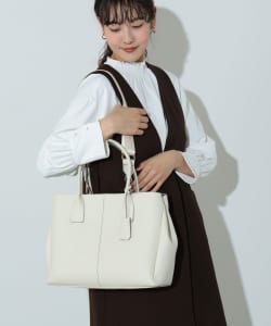 【TIME SALE商品】BEAMS HEART / 女裝 光滑皮革 托特包