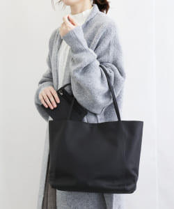 BEAMS HEART / レザー切替 トートバッグ