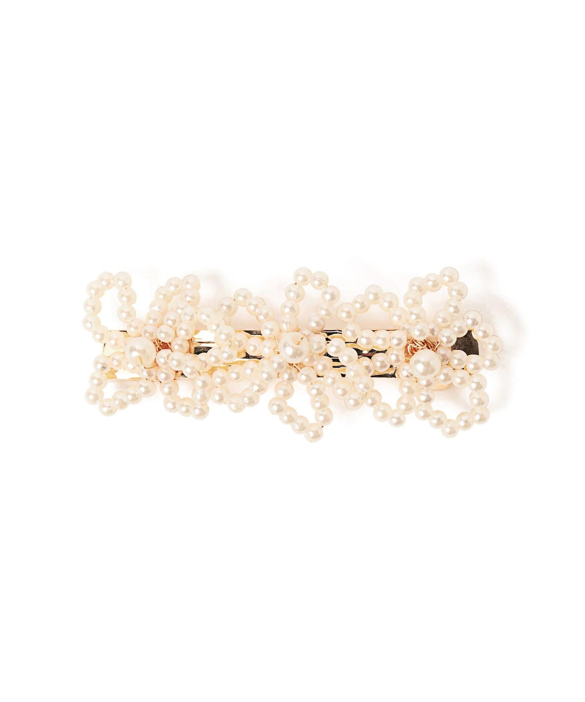 BEAMS HEART（ビームス ハート）フラワービーズ バレッタ（ヘア