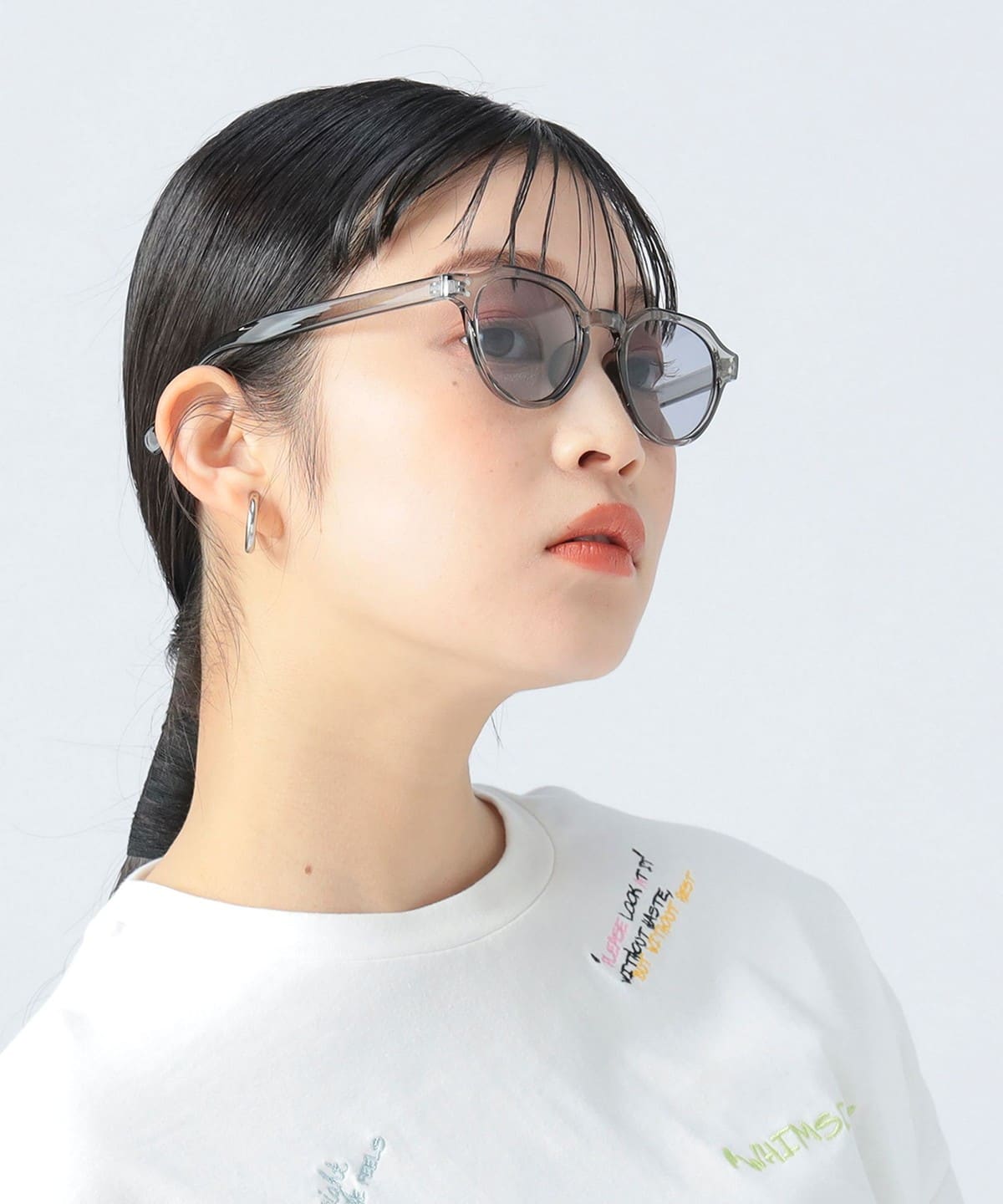 ボストン スモーク グラス ファッション雑貨 WOMEN GREY ONE SIZE ボストン スモーク グラス ファッション雑貨 WOMEN GREY ONE SIZE