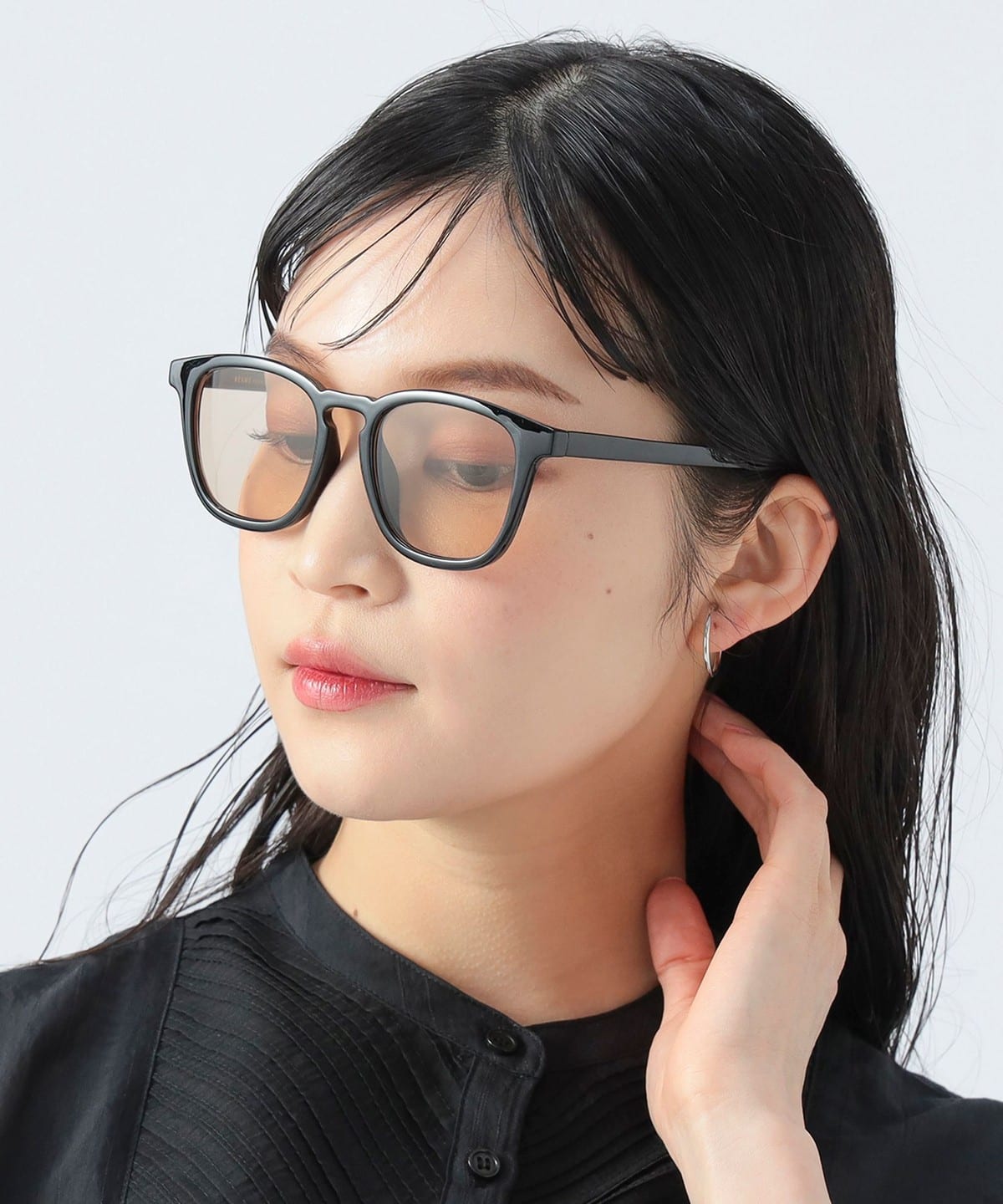 ウェリントン カラー グラス ファッション雑貨 WOMEN BLACK② ONE SIZE ウェリントン カラー グラス ファッション雑貨 WOMEN BLACK② ONE SIZE