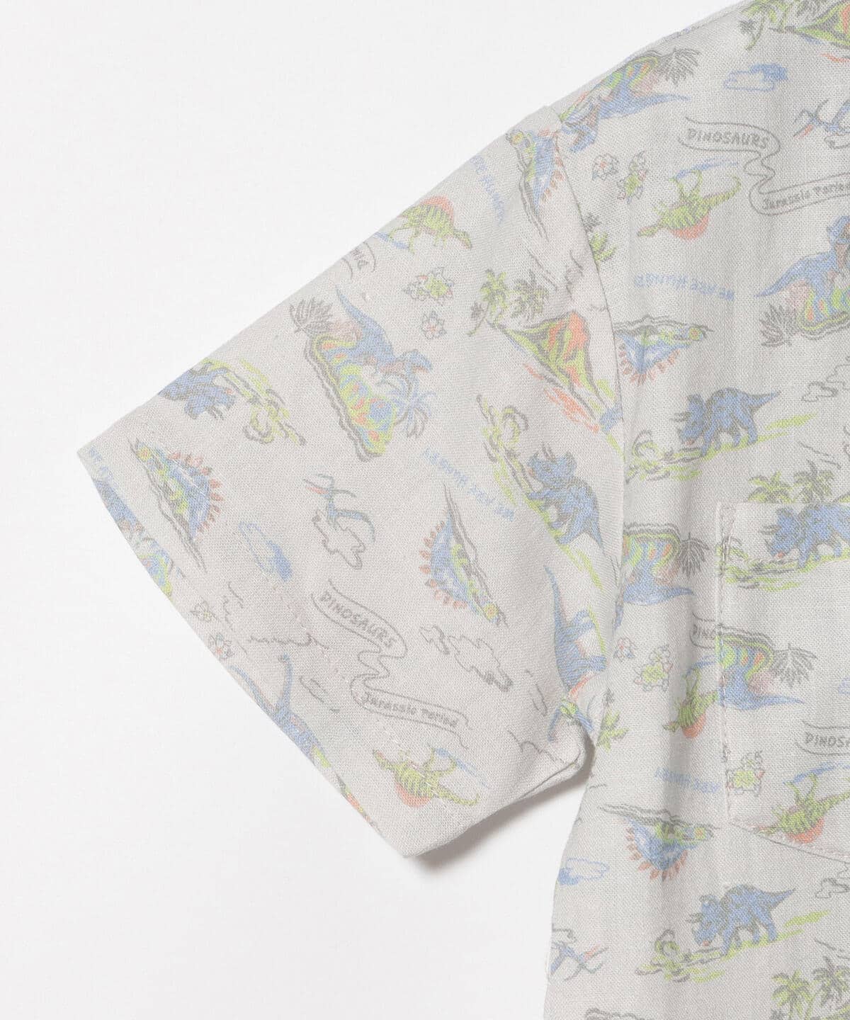 BEAMS mini BEAMS mini Outlet] BEAMS mini / dinosaur aloha shirt