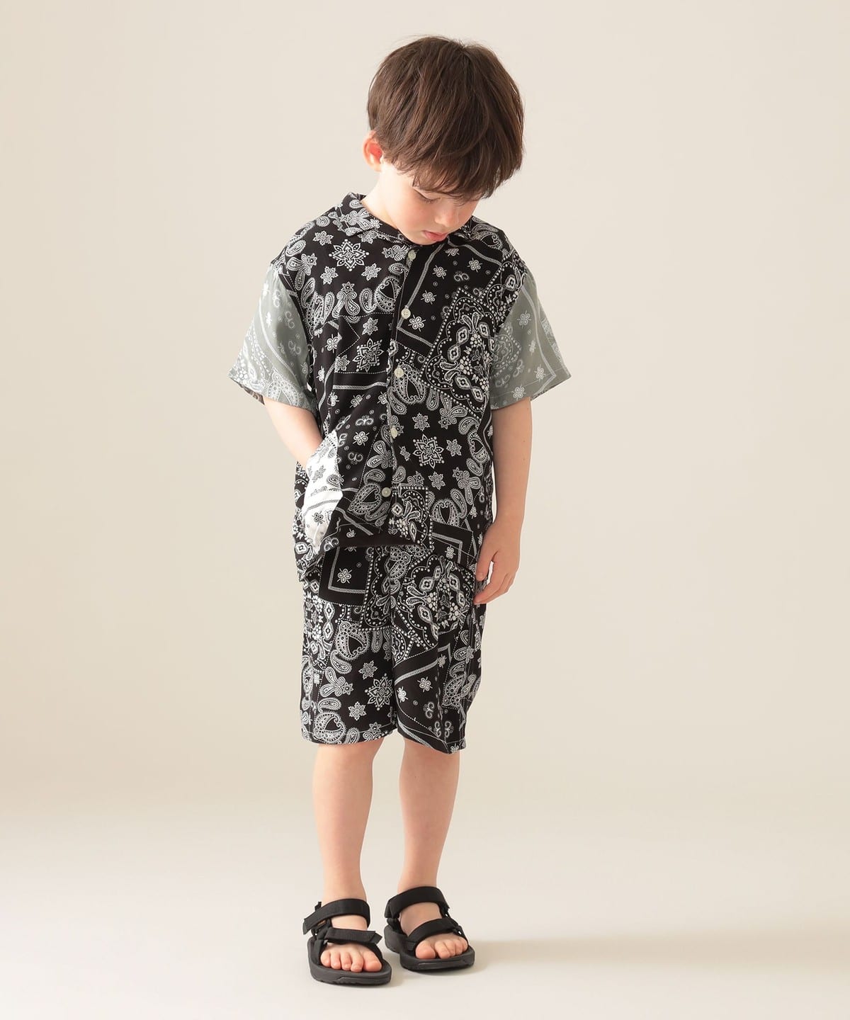 BEAMS mini（ビームス ミニ）バンダナ柄 シャツ（90～130cm）（シャツ
