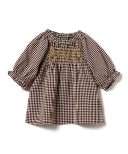 スモッキング チェック ブラウス 2026SS（90～140cm）