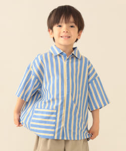 半袖 ストライプ シャツ 2026SS（90～140cm）