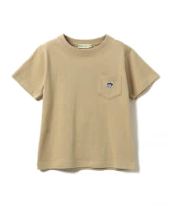 【アウトレット】BEAMS mini / コーヒーエンブレム ボーダー Tシャツ（90～150㎝）