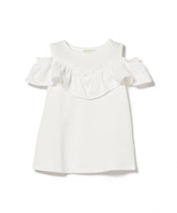 【WEB限定】フリル オフショル Tシャツ 2026SS（90～140cm）