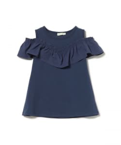 【WEB限定】フリル オフショル Tシャツ 2026SS（90～140cm）
